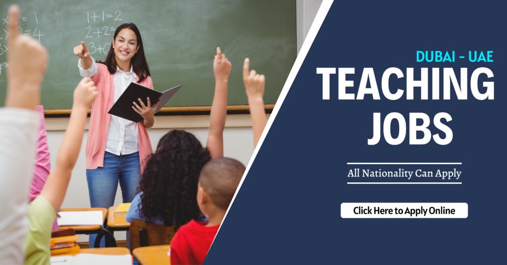 Teaching Jobs In Dubai Job Vacancies In UAE 2023