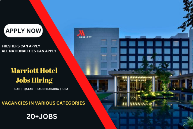 Latest Marriott Hotel Jobs In UAE, Qatar & Saudi Arabia